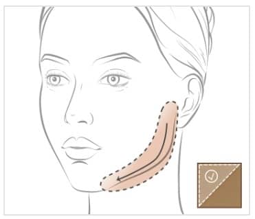Затенение области 2